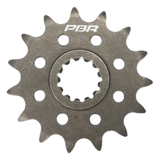 PIGNONI BENELLI TRK 502 Z14 +FORI C.525 — 14T · Acciaio 18NC · Acciaio naturale