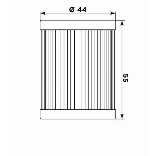 Filtro olio MEIWA S3008