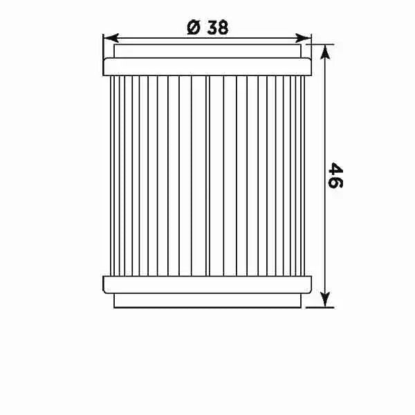 Carica immagine in Galleria Viewer, Filtro olio meiwa y4014 per moto 4t 125–530cc
