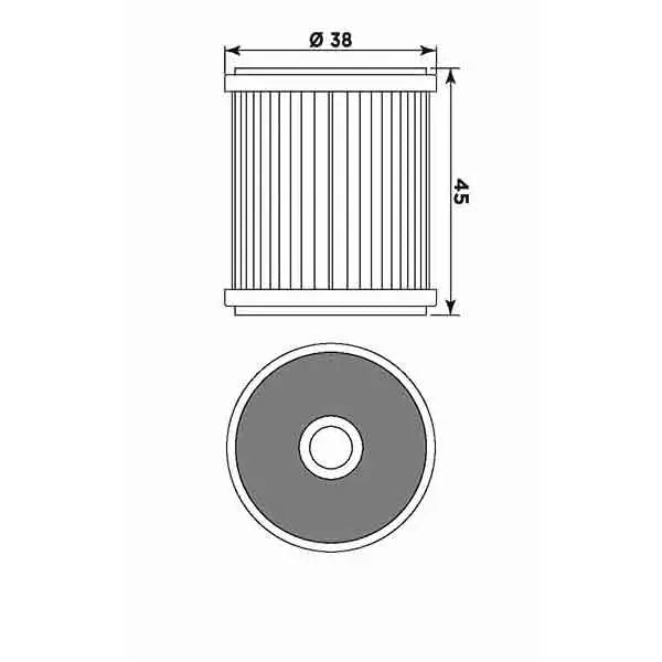 Carica immagine in Galleria Viewer, Filtro olio meiwa y4015 per moto cross ed enduro tm e yamaha 250–530cc
