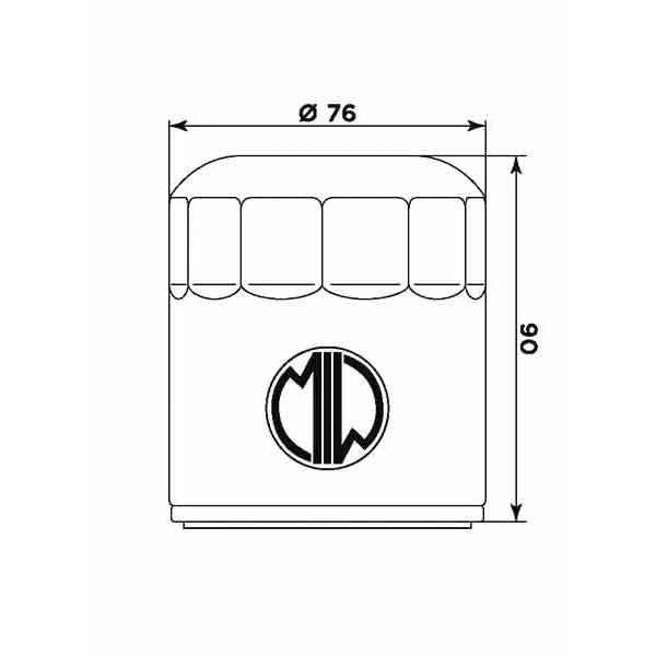Carica immagine in Galleria Viewer, Filtro Olio Meiwa MG20001 per Moto Guzzi
