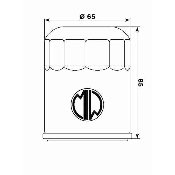 Carica immagine in Galleria Viewer, Filtro Olio Meiwa A11001 per Arctic Cat
