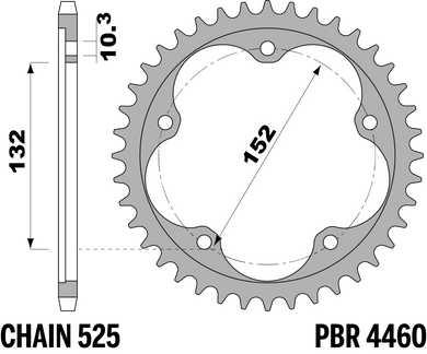 CORONA MV-AGUSTA 1000 F4 Z43 C525 C45T — 43T · Acciaio C45 Temperato · Acciaio naturale