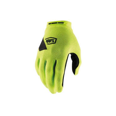 Guanti moto 100% Ridecamp Giallo Fluo