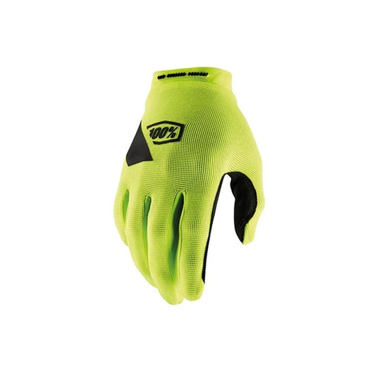 Guanti moto 100% Ridecamp Giallo Fluo