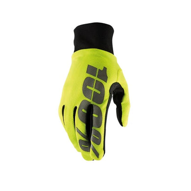 Guanti moto 100% Hydromatic Giallo Fluo