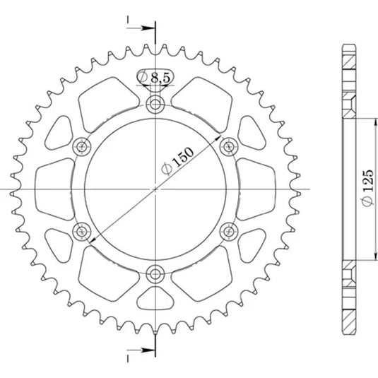 Kit Trasmissione DID 520VX3 14-52-118 per KTM/Husqvarna/Gas Gas