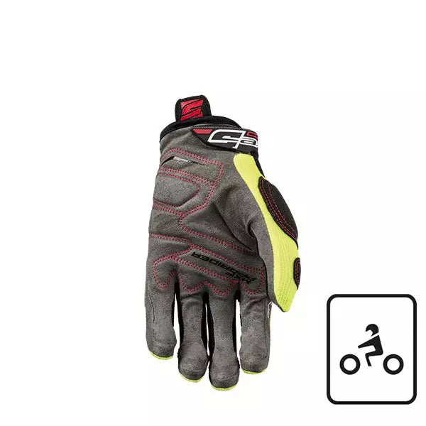 Carica immagine in Galleria Viewer, Guanti motocross Five MXF Prorider Giallo Fluo

