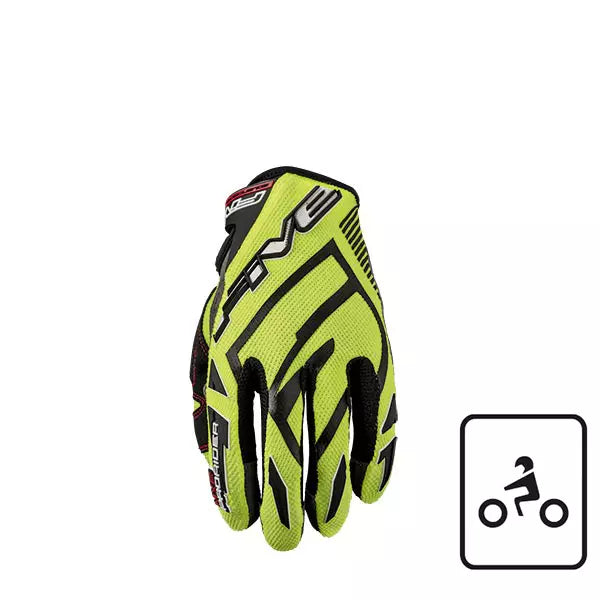 Carica immagine in Galleria Viewer, Guanti motocross Five MXF Prorider Giallo Fluo

