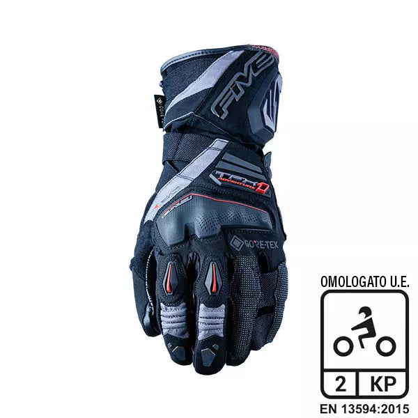 Carica immagine in Galleria Viewer, Guanti moto Five TFX1 GTX Grigio/Nero
