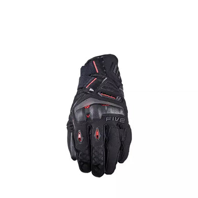 Guanti moto Five TFX1 Airflow Short Nero/Rosso