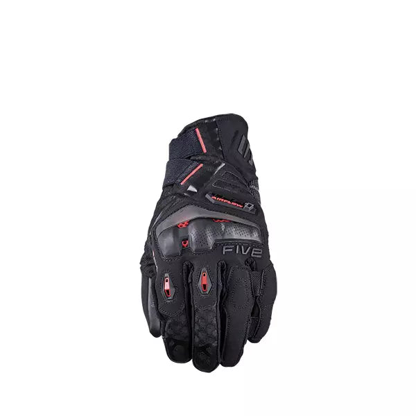 Carica immagine in Galleria Viewer, Guanti moto Five TFX1 Airflow Short Nero/Rosso
