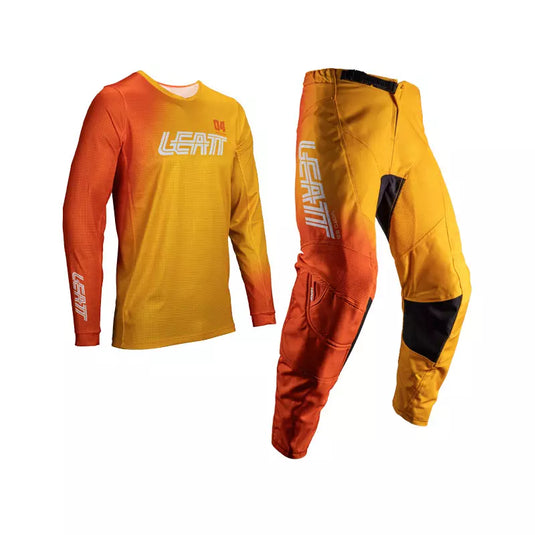 Leatt Ride Kit 3.5 – Completo Moto Orange/Yellow