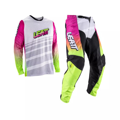 Leatt Ride Kit 3.5 – Completo Moto Retro Pink V26