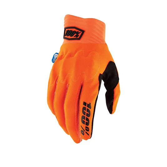 Guanti moto 100% Cognito Smart Arancione Fluo