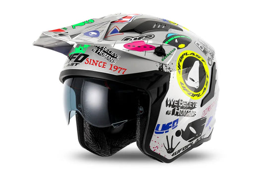 Casco Moto Jet Ufo Sheratan Grigio Special – Omologato ECE 22.06