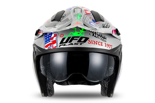 Casco Moto Jet Ufo Sheratan Grigio Special – Omologato ECE 22.06