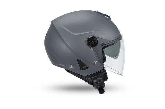Casco Demi Jet Nixie Grigio Omologato ECE 22.06