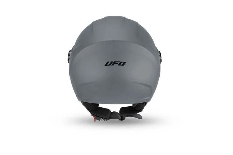 Carica immagine in Galleria Viewer, Casco Demi Jet Nixie Grigio Omologato ECE 22.06
