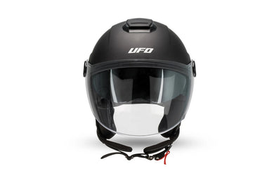 Casco Demi Jet Nixie Nero Omologato ECE 22.06