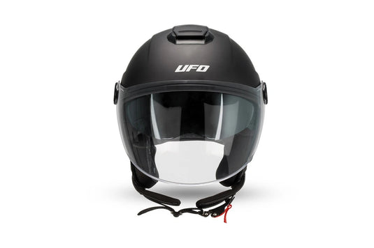 Casco Demi Jet Nixie Nero Omologato ECE 22.06