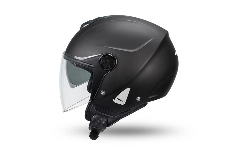 Carica immagine in Galleria Viewer, Casco Demi Jet Nixie Nero Omologato ECE 22.06
