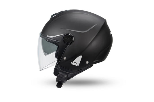 Casco Demi Jet Nixie Nero Omologato ECE 22.06