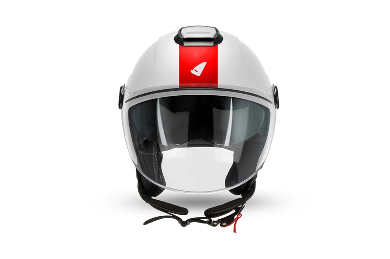 Carica immagine in Galleria Viewer, Casco Demi Jet Nixie Nero Omologato ECE 22.06
