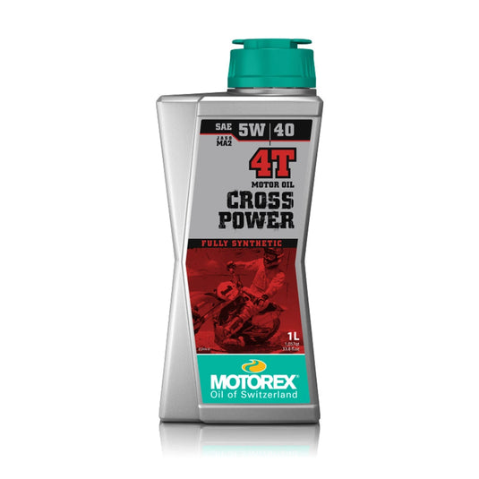 Olio motore 4T sintetico 5W40 – Motorex Cross Power JASO MA2