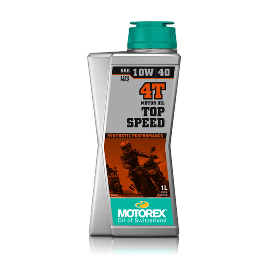 Olio motore 4T sintetico 10W40 – Motorex Top Speed 4T JASO MA2