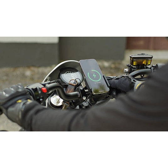 SP UNIVERSAL CHARGING PHONE CLAMP SPC+ - Portacellulare universale a morsetto con caricatore SPC+