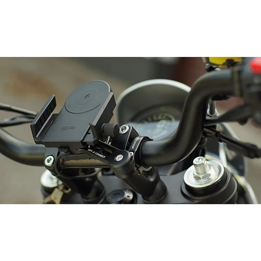 SP UNIVERSAL CHARGING PHONE CLAMP SPC+ - Portacellulare universale a morsetto con caricatore SPC+