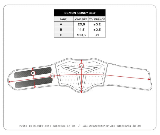 Cintura renale Demon Blue