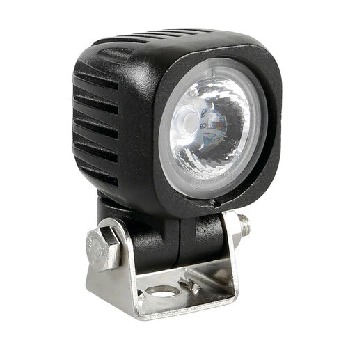 Faro Ausiliario Moto Cyclops-Square 1 LED 12/24V Luce Focalizzata Impermeabile IP68