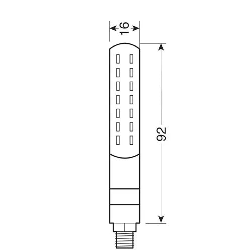 Frecce Moto LED Line SQ Front 12V