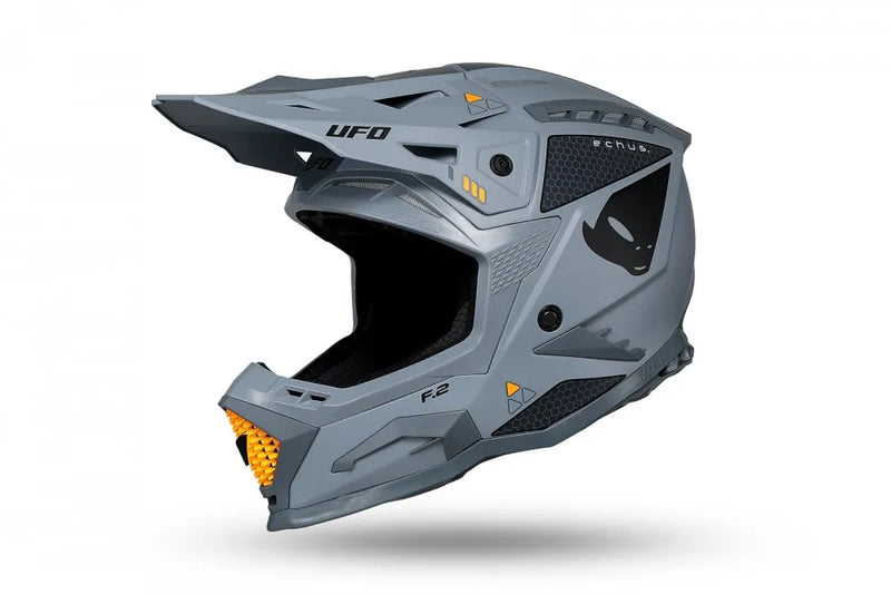 Carica immagine in Galleria Viewer, Casco UFO ECHUS MOTOCROSS HELMET GREY MATT HE13100EF
