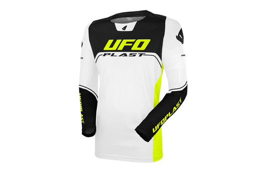 Maglia Motocross Ares White/Black/Yellow