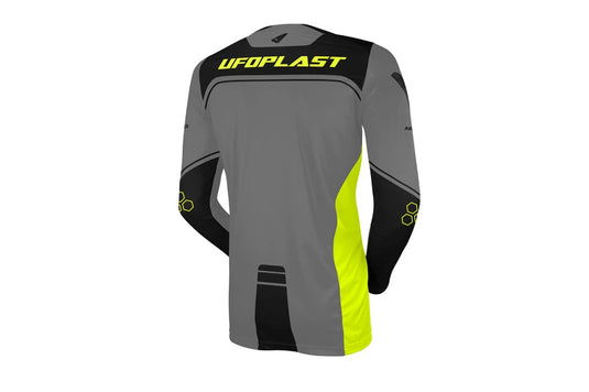 Maglia Motocross Ares Grey/Black/Yellow