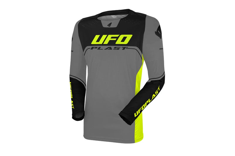 Carica immagine in Galleria Viewer, Maglia Motocross Ares Grey/Black/Yellow
