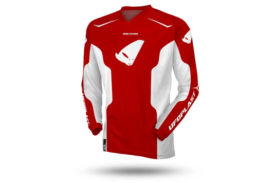 Maglia Motocross Oblivion White/Red