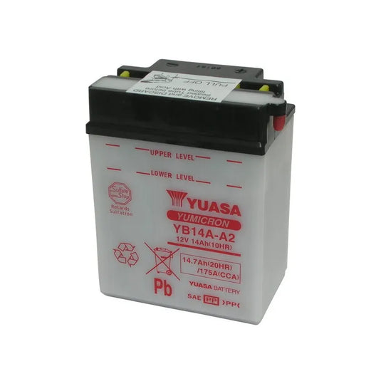 Batteria Yuasa YB14A-A2 da 12V – 14Ah