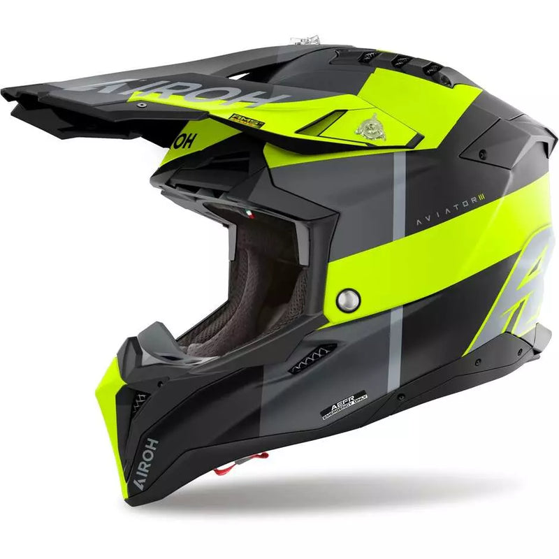 Carica immagine in Galleria Viewer, Casco Moto Cross Enduro Airoh AVIATOR 3 MONARCH
