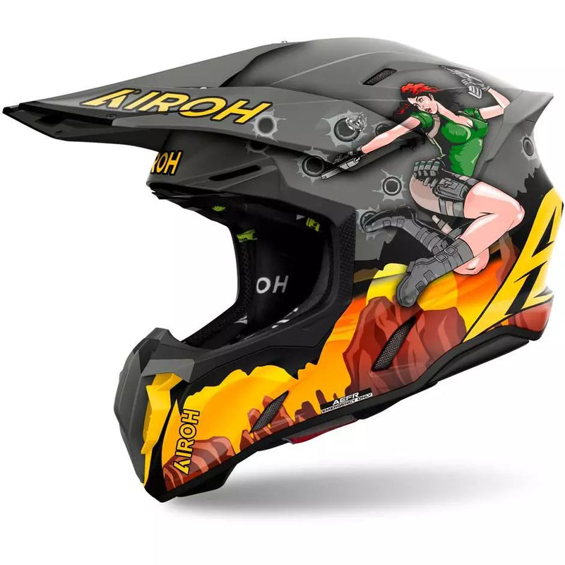 Carica immagine in Galleria Viewer, Casco Moto Cross Enduro Airoh TWIST 3 ADVENTURE
