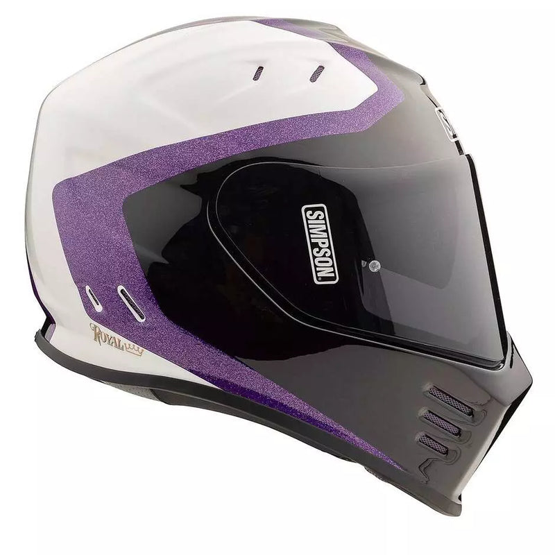 Carica immagine in Galleria Viewer, Casco Moto Integrale Simpson VENOM 22.06 F915 Royal
