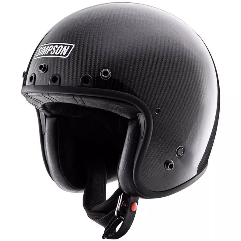 Carica immagine in Galleria Viewer, Casco Moto Jet Simpson CHOPPER MC Carbonio Logo Simpson
