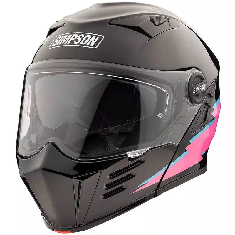 Carica immagine in Galleria Viewer, Casco Moto Modulare Simpson DARKSOME 22.06 FD00 RADICAL
