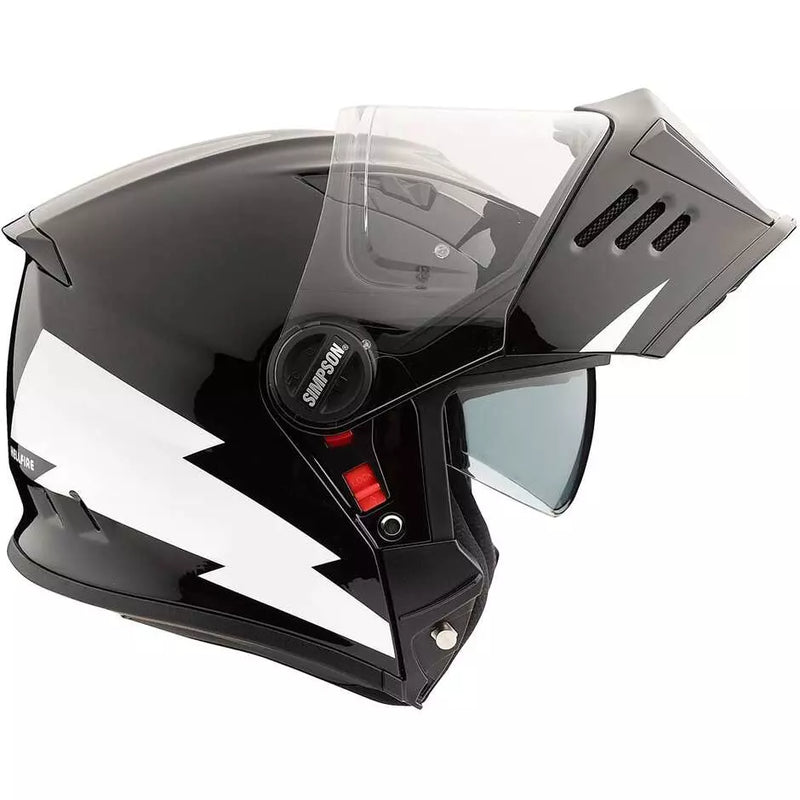 Carica immagine in Galleria Viewer, Casco Moto Modulare Simpson DARKSOME 22.06 FD01 HELLFIRE
