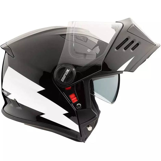 Casco Moto Modulare Simpson DARKSOME 22.06 FD01 HELLFIRE