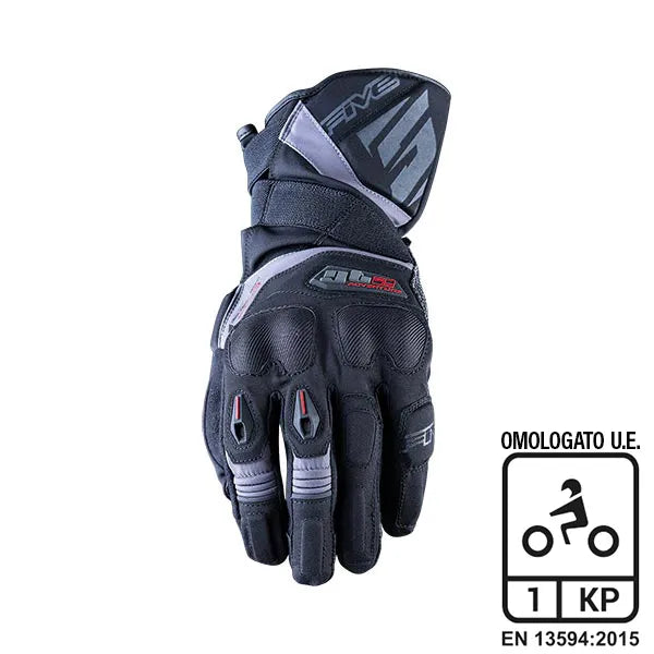 Carica immagine in Galleria Viewer, Guanti Moto Five GT2 WR Nero
