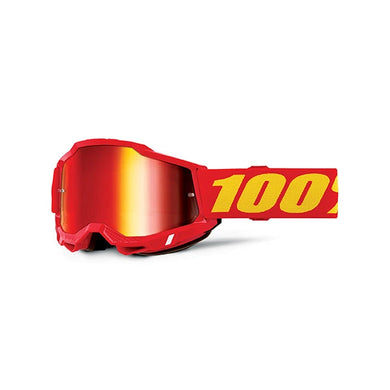 MASCHERA 100% STRATA 2 ROSSA - Lente a specchio Rossa